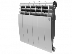 Биметаллический радиатор отопления Royal Thermo BiLiner 350 8 секций Silver Satin