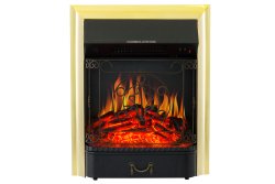 Каминокомплект Royal Flame Pierre Luxe сланец угловой с очагом Majestic FX Brass