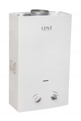 Газовый проточный водонагреватель Lenz Technic 10L White