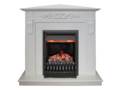 Каминокомплект RealFlame Dominica Corner STD/EUG WT с очагом 3D Oregan