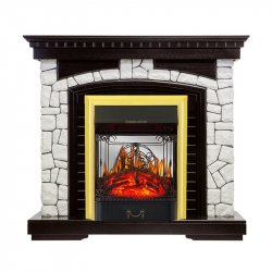 Каминокомплект Royal Flame Glasgow с очагом Majestic FX M Brass