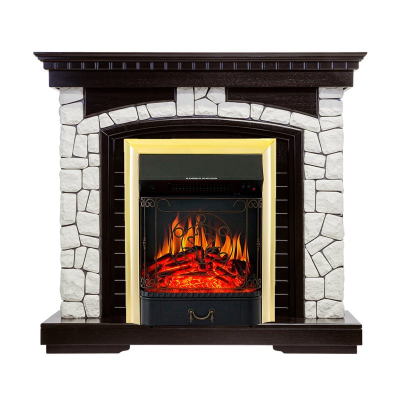 Каминокомплект Royal Flame Glasgow с очагом Majestic FX Brass