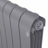 Биметаллический радиатор отопления Royal Thermo Infinity 500 6 секций Noir Sable