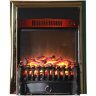 Каминокомплект Interflame Экстер М средний дуб угловой с очагом Fobos FX M Brass