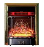 Каминокомплект Interflame Экстер М махагон угловой с очагом Majestic FX M Brass