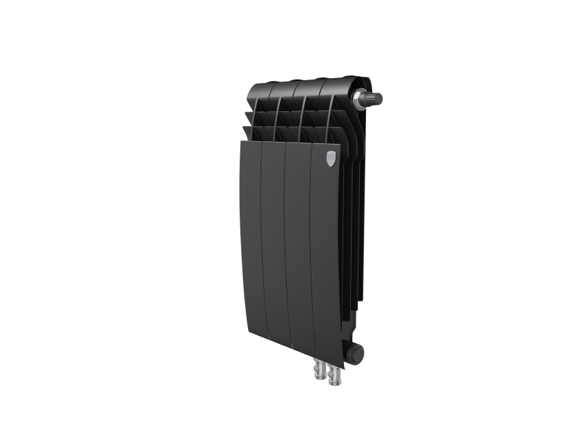 Биметаллический радиатор отопления Royal Thermo BiLiner 500 VR 4 секции Noir Sable