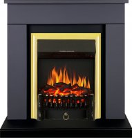 Каминокомплект Royal Flame Bergen c очагом Fobos FX Brass серый графит