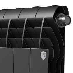 Биметаллический радиатор отопления Royal Thermo BiLiner 350 V 10 секций Noir Sable