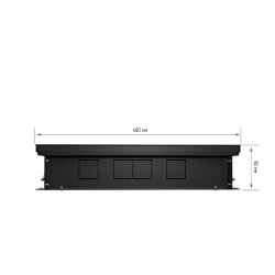 Внутрипольный конвектор Royal Thermo Atrium 90/400/2200-DG-U-NA