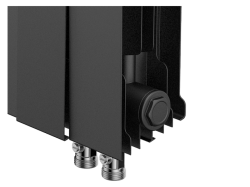 Биметаллический радиатор отопления Royal Thermo PianoForte 500 VDR80 10 секций Noir Sable