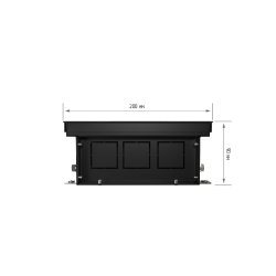 Внутрипольный конвектор Royal Thermo Atrium 90/200/900-DG-U-BL