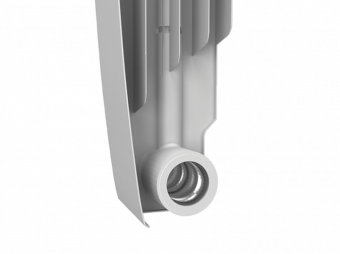 Биметаллический радиатор отопления Royal Thermo BiLiner 500 8 секций Silver Satin