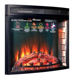 Каминокомплект Interflame Экстер махагон с очагом Panoramic 28 LED FX