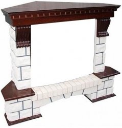 Портал Royal Flame Pierre Luxe угловой