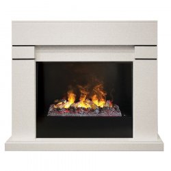 Каминокомплект RealFlame Lindelse 26 WT 3D Cassette 630 + Black вставка